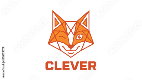Clever Fox Logo A Modern and Playful Design.