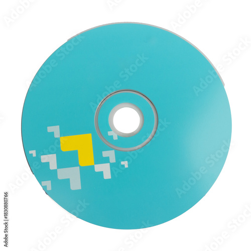 CD color blue on white background