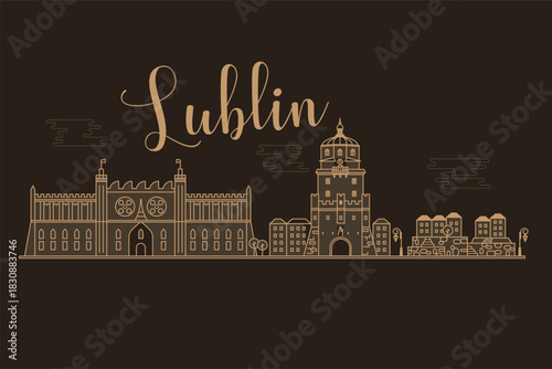 Panorama miasta Lublin 