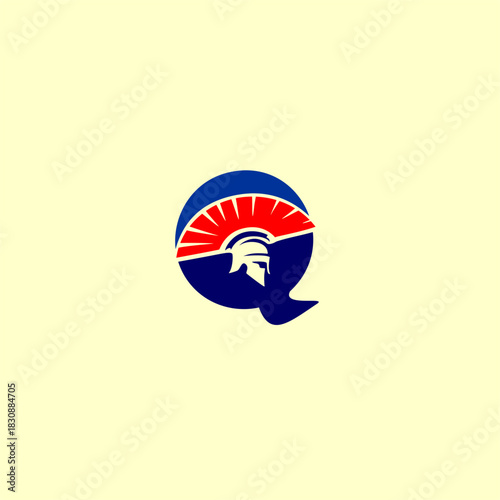 A bold Spartan helmet letter logo featuring a warrior head shaped into an alphabet form with sharp lines, strong identity, and modern vector style for branding and sports design.