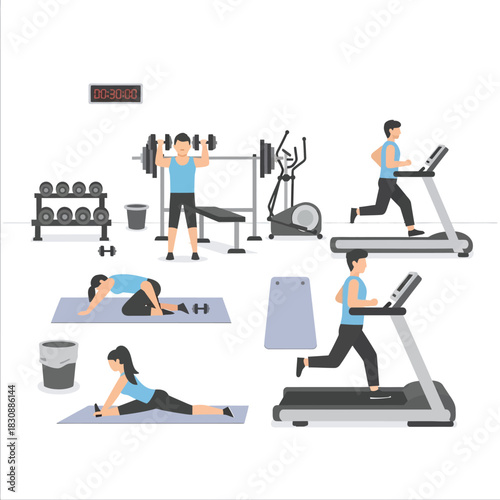 Strength and Cardio Training in Action