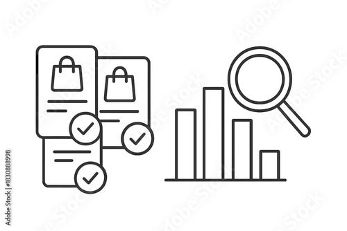 E-commerce product analysis and market research using data statistics and shopping listings