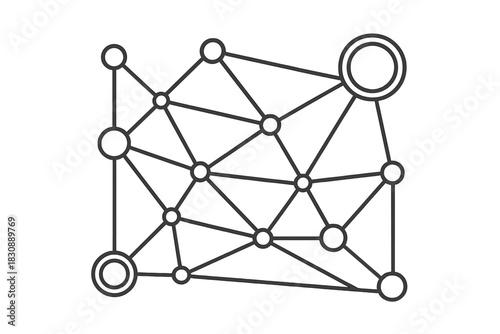 Complex digital data connection network or decentralized blockchain structure