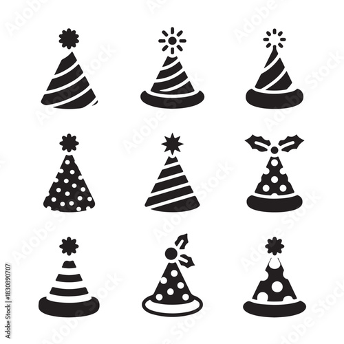 Snow Globe Icons Set