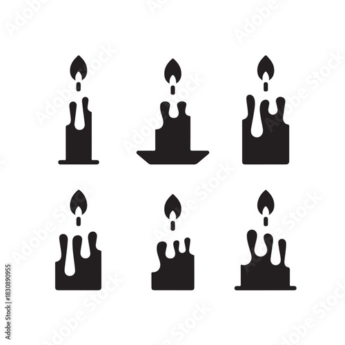 Snow Globe Icons Set