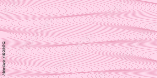 pink lines background wave curves with smooth gradient abstract good simple art nice illustrations vector pattern light concept