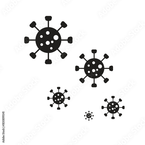 Virus, bacteria, Virus Outbreak icon, white background