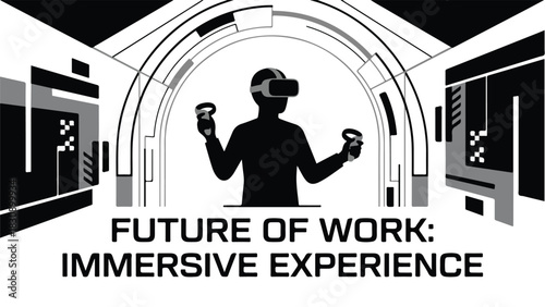 Future of Work Immersive Experience in Virtual Reality.