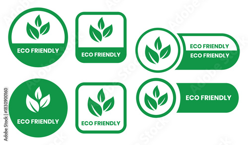 Set of eco friendly icons. Ecologic food stamps. Organic natural food labels. eco friendly logo, label, sign, badge, symbol, banner, line, flat vector, isolated illustration.