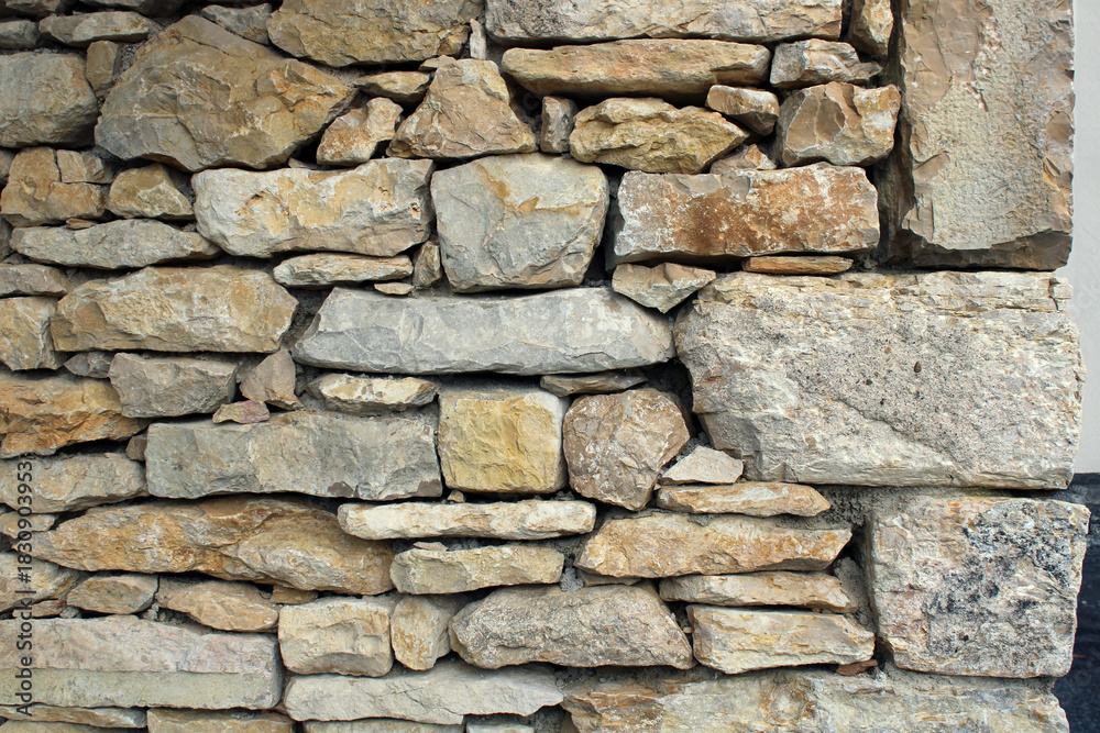 Fototapeta premium Mur en pierre sèche