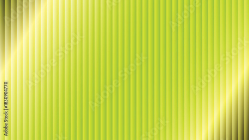 Vibrant Lime Green Abstract Background with Vertical Corrugated Texture and Dramatic Diagonal Spotlight Effect, Ideal for Energy, Nature, or Sports Themes