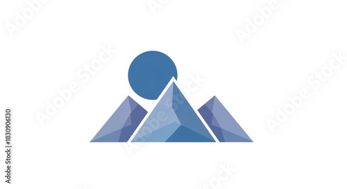 Mountain Peak Adventure Logo Design for Outdoor and Expedition Branding