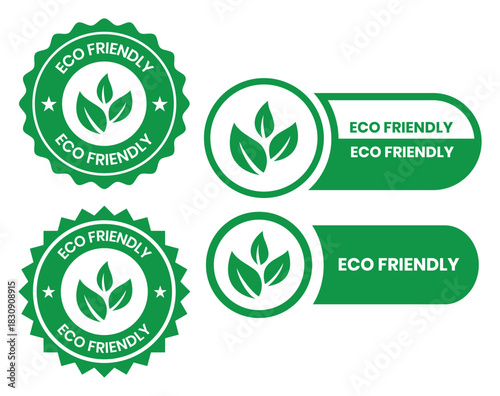 Set of eco friendly icons. Ecologic food stamps. Organic natural food labels. eco friendly logo, label, sign, badge, symbol, banner, line, flat vector, isolated illustration.
