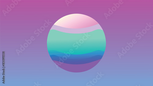 Dreamy gradient banner with cool cyan and lavender hues and gentle blur effect