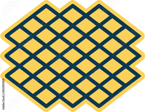 Abstract geometric lattice pattern with clean lines and repeating shapes ideal for graphic design