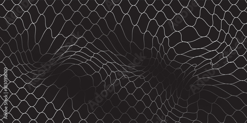 Mesh texture for fishing nets. Seamless pattern for sportswear or soccer goal, volleyball net, basketball hoop, hockey, athletics. Abstract net background for sports