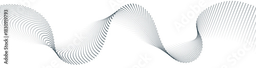 Abstract Dotted Wave Background for technology, digital art, backgrounds, wallpapers, and sci-fi themed projects.