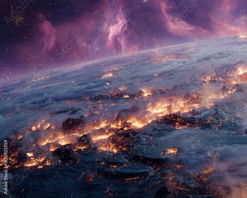 Burning Cityscapes From Space