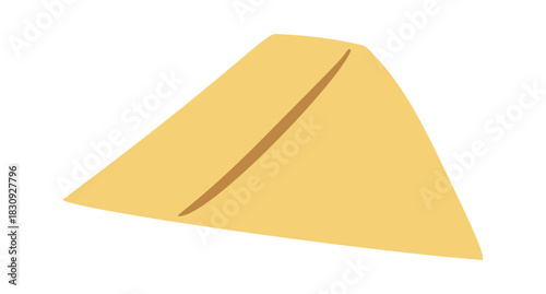 Triangle shape building block toy