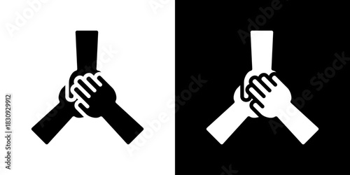 Unity Icon Vector Illustration. Flat Style Design Created For Creative Flexibility In Light And Dark Versions.