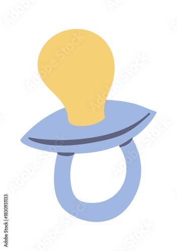 Pacifier baby shower element design