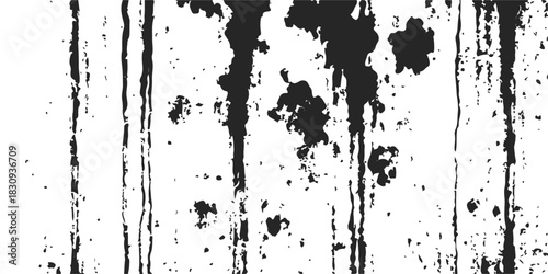 Wallpaper Mural A vector illustration of a black grunge paint splash pattern on a dirty wall texture background with a border frame design Torontodigital.ca