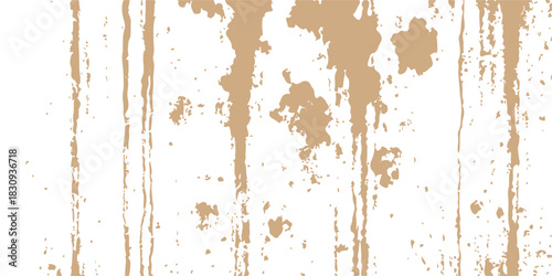 Weathered and textured brown wood surface with peeling paint, rust, and grunge wall patterns