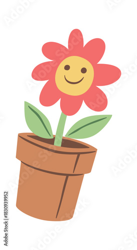 Cute flowerpot toy for kids