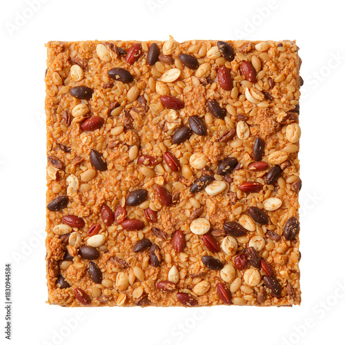 Healthy Snack Option With Mixed Seeds and Grains on a Clean Background