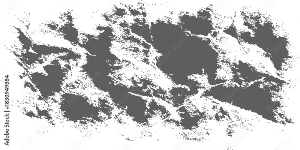 Obraz premium Black ink splat grunge texture pattern vector illustration design