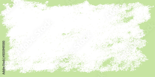 Abstract watercolor art with green grunge texture, vintage paper backdrop, and rough brown pattern design