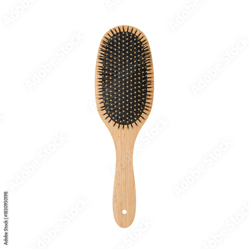 Wooden Hair Brush With Soft Bristles for Gentle Hair Care
