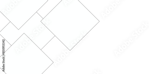 Vector illustration of a blank business document with a checklist design featuring abstract geometric shapes, a pen, and a tick mark on a paper page for a vote or questionnaire concept