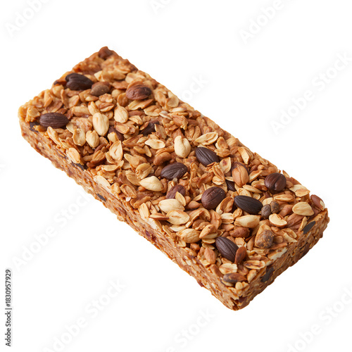 Healthy Snack Option With Mixed Seeds and Grains on a Clean Background