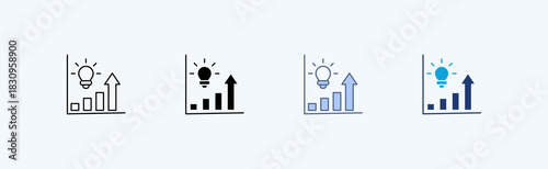 Productivity Improvement Multiple Icon Illustration Vector