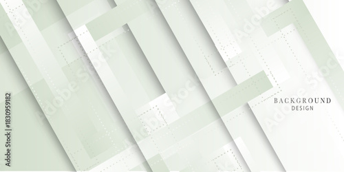 Abstract banner modern elegant mint banner with creative design