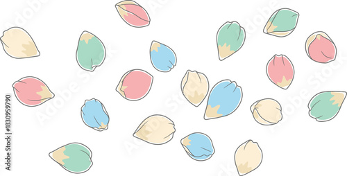 Vibrant and versatile geometric pattern design with bold primary and secondary colors perfect for modern branding and digital art applications