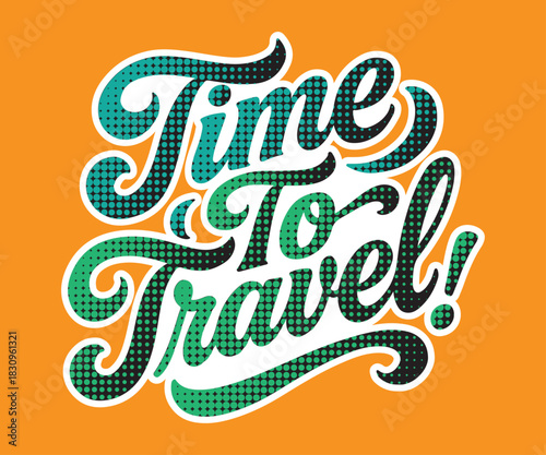 Inspiring travel design with vibrant colors and vintage charm, perfect for adventure blogs, tourism marketing, and vacation-themed promotions, get away now