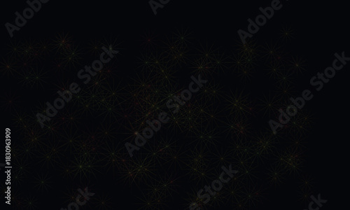 Abstract background of shimmering golden particles against a dark, mysterious canvas.