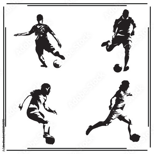 football player  silhouette, football player  illustration , football player  clipart, football player  vector , football player icon , football player illustration on white background, 					