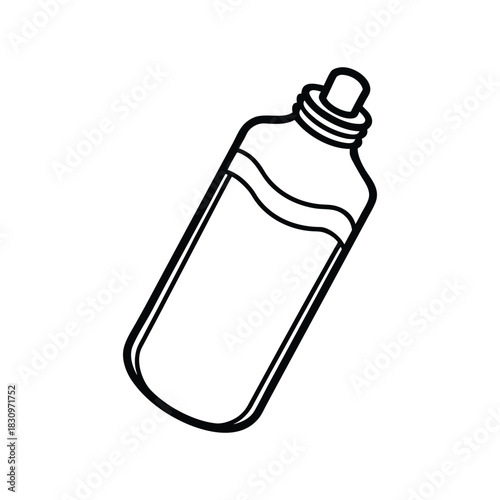 Water Bottle Hydration Fitness Icon