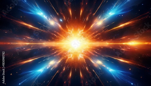 radiant supernova burst exploding star energy explosion cosmic