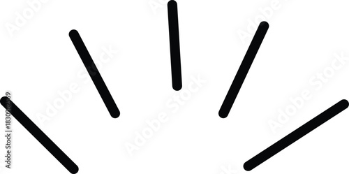 Abstract Radial Lines Burst explosion