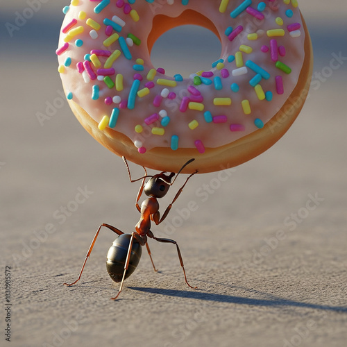 ants on the ground