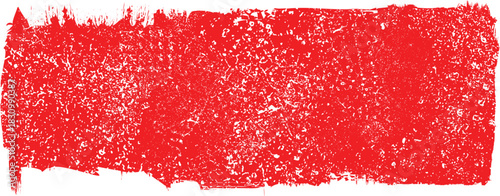 Red Stamp texture grungy  . Rolled ink  texture. Organic overlay highlight . Vector grainy letterpress texture .Screen print texture.