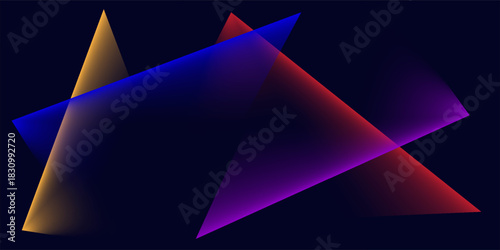 Coloured neon lights dark background vector design in eps 10