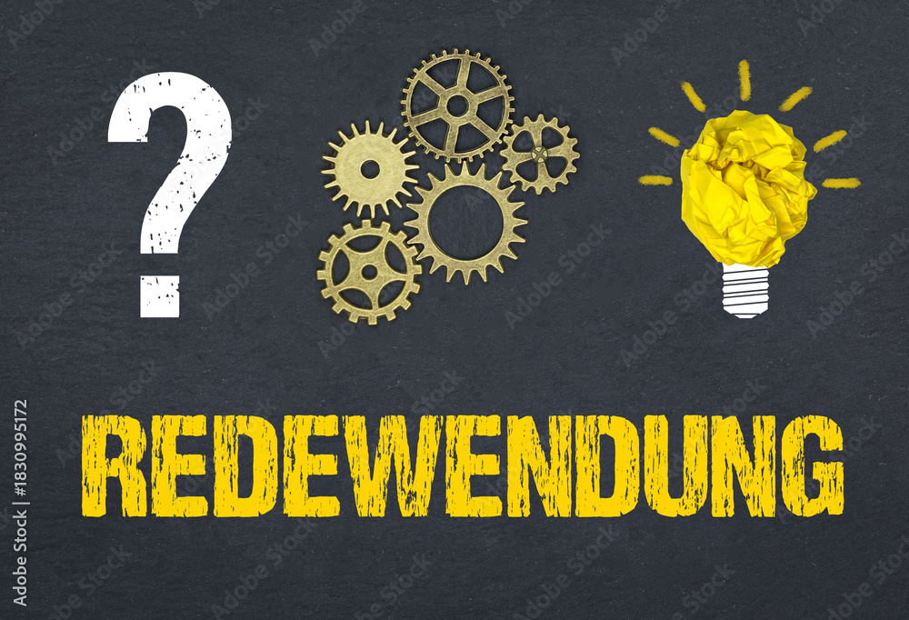 Obraz premium Redewendung 