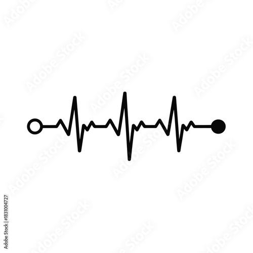 An electrocardiogram displays a healthy heart rhythm with a stable pulse rate.