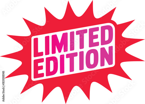 Limited Edition Starburst Badge for Special Offers