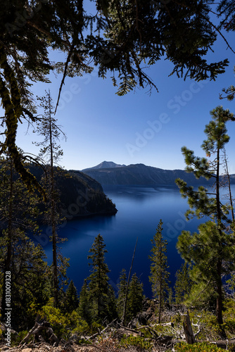 Crater Lake in the summer
